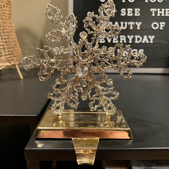 Anthropologie Holiday Beaded stocking holder. set of two - Picture 5 of 5